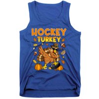 IM The Hockey Turkey Dabbing Thanksgiving Funny Thankful Gift Tank Top