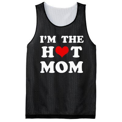 IM The Hot Mom Funny Mom Mesh Reversible Basketball Jersey Tank