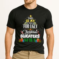 Its Too Hot For Ugly Christmas Sweaters Funny Xmas Pjs Performance Shirt