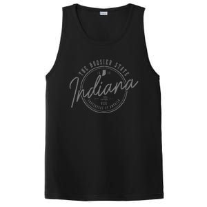 Indiana The H.O.O.S.I.E.R State Est. 1816 Patriotic Pride Indiana PosiCharge Competitor Tank