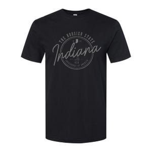 Indiana The H.O.O.S.I.E.R State Est. 1816 Patriotic Pride Indiana Softstyle CVC T-Shirt