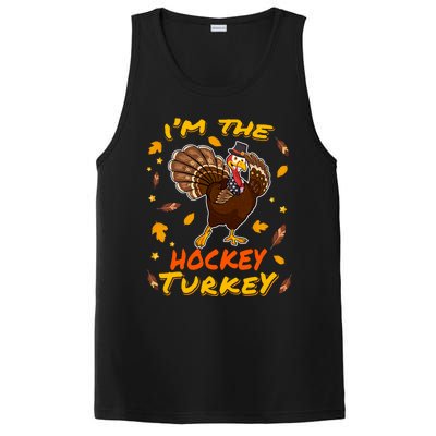 Im The Hockey Turkey Matching Family Thanksgiving Day Party Cool Gift PosiCharge Competitor Tank