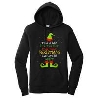 It's Too Hot For Ugly Christmas Funny Xmas  Women's Pullover Hoodie