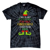 It's Too Hot For Ugly Christmas Funny Xmas  Tie-Dye T-Shirt