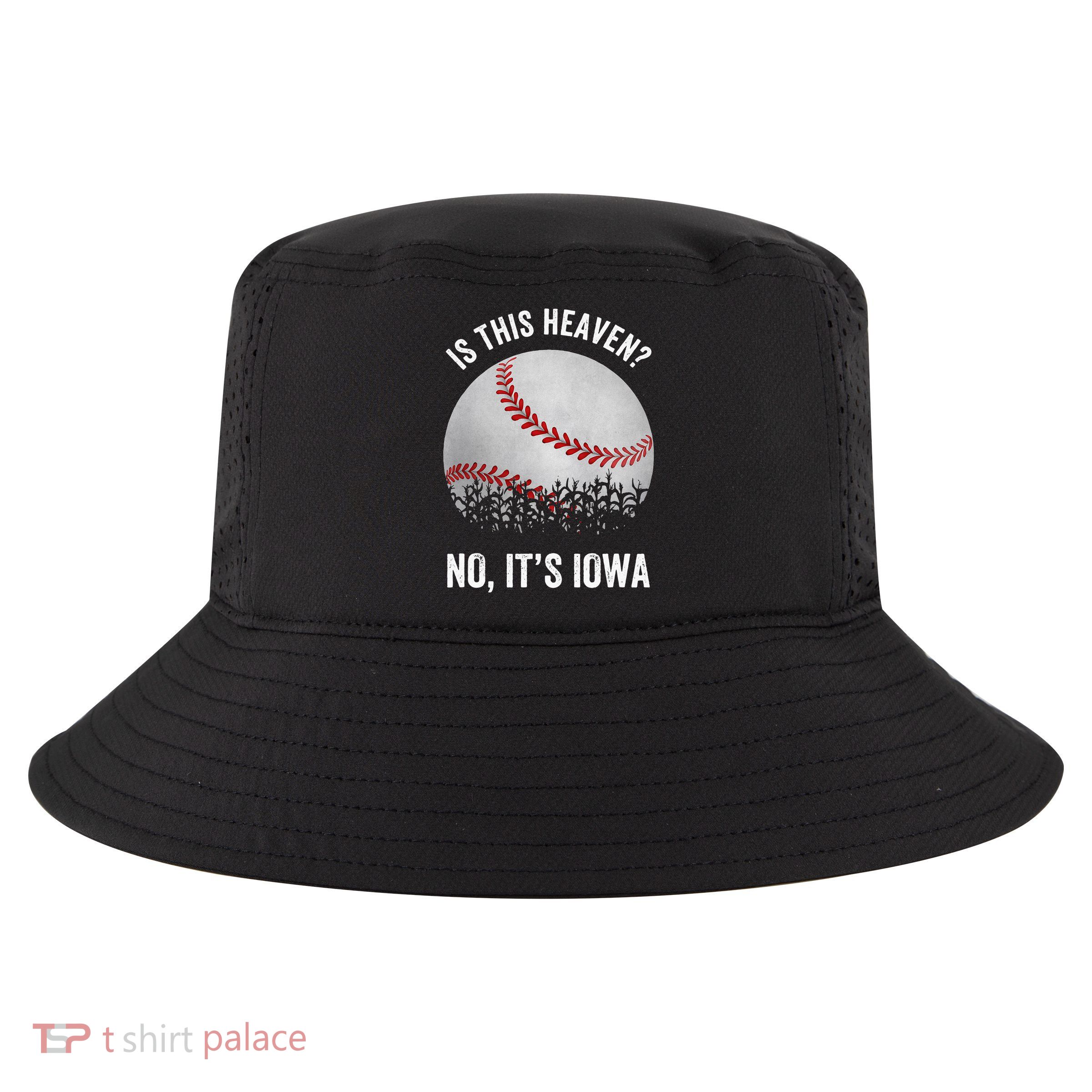 Is This Heaven No Its Iowa Vintage Baseball Corn Fields Cool Comfort Performance Bucket Hat