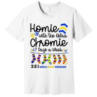 Im The Homie With Extra Chromie 321 Down Syndrome T21 Squad Premium T-Shirt