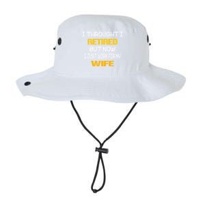 I Thought I Retired But Now I Just Work For My Wife Gift Legacy Cool Fit Booney Bucket Hat