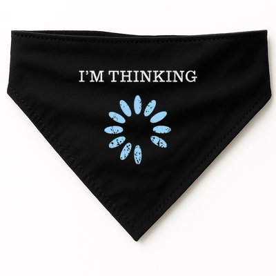 IM Thinking It Nerd Geeks Programmers USA-Made Doggie Bandana