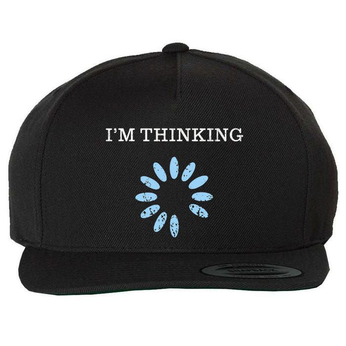 IM Thinking It Nerd Geeks Programmers Wool Snapback Cap