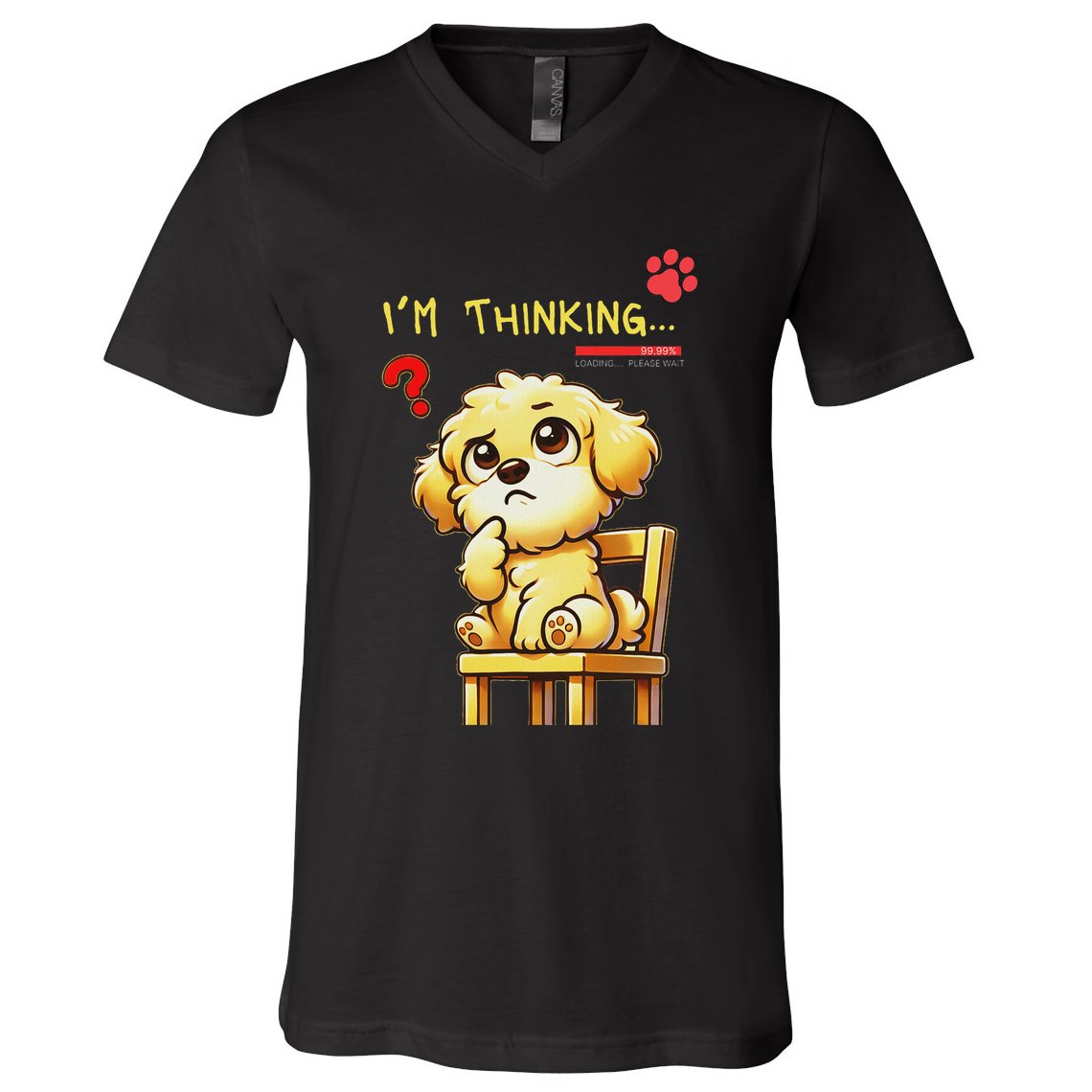 IM Thinking V-Neck T-Shirt