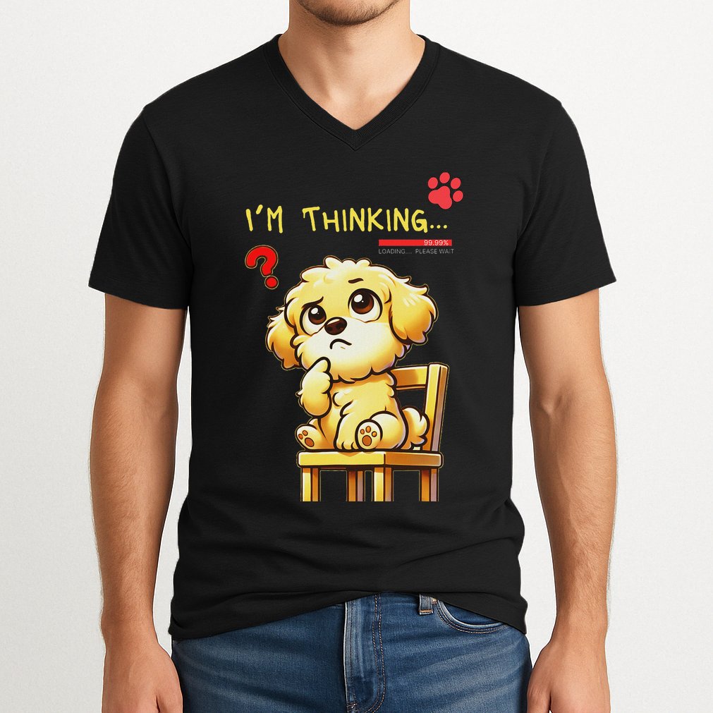 IM Thinking V-Neck T-Shirt