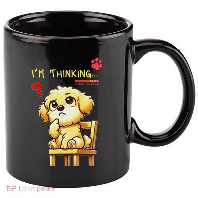 IM Thinking 11oz C Handle Ceramic Mug