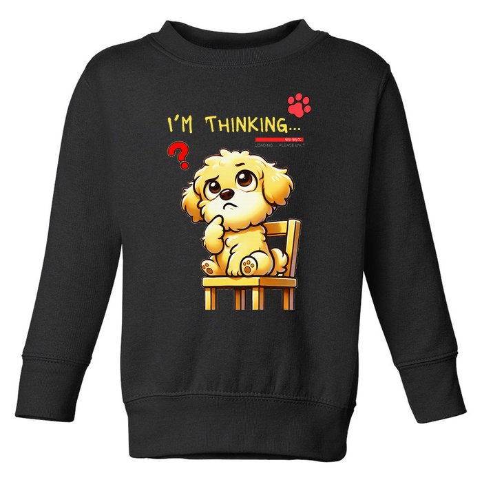 IM Thinking Toddler Sweatshirt