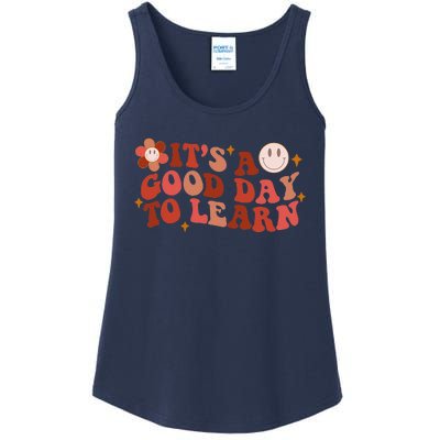 Inspirational Teacher It's A Good Day To Learn Teacher Day Ladies Essential Tank