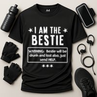 Ing Tee If Lost Or Drunk Return To I Am The Bestie Funny Gift Performance Shirt