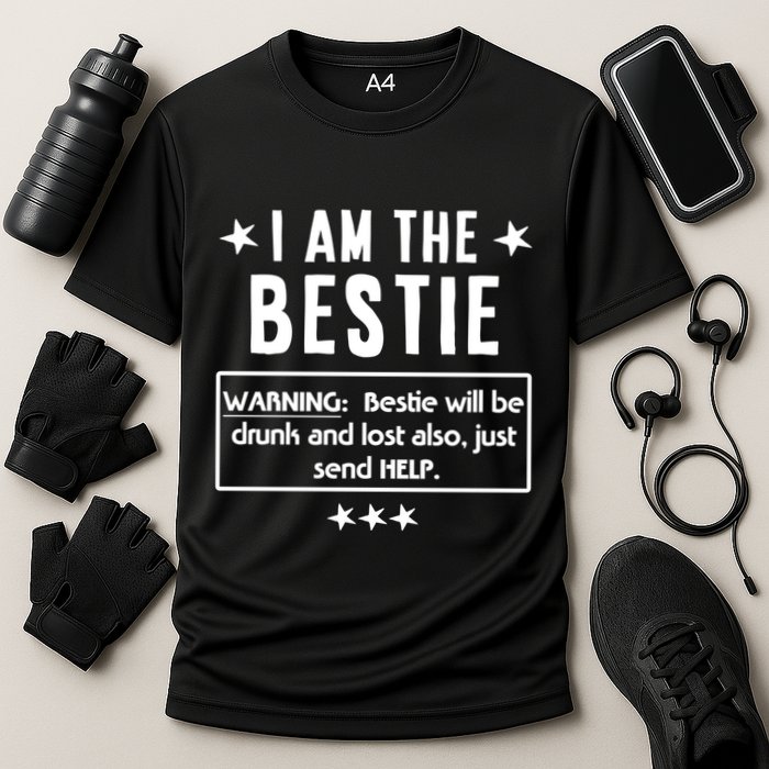 Ing Tee If Lost Or Drunk Return To I Am The Bestie Funny Gift Performance Shirt