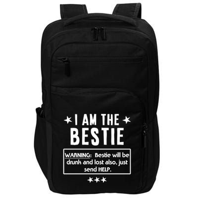Ing Tee If Lost Or Drunk Return To I Am The Bestie Funny Gift Impact Tech Backpack