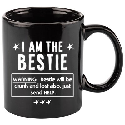 Ing Tee If Lost Or Drunk Return To I Am The Bestie Funny Gift 11oz C Handle Ceramic Mug