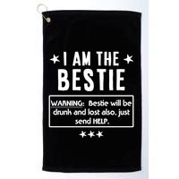 Ing Tee If Lost Or Drunk Return To I Am The Bestie Funny Gift Golf Towel