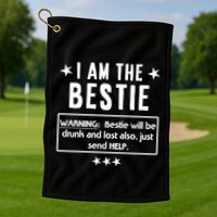 Ing Tee If Lost Or Drunk Return To I Am The Bestie Funny Gift Golf Towel