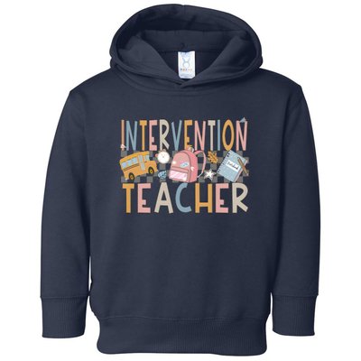 Intervention Teacher Toddler Hoodie