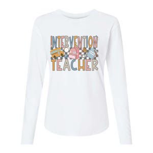 Intervention Teacher Womens Cotton Relaxed Long Sleeve T-Shirt