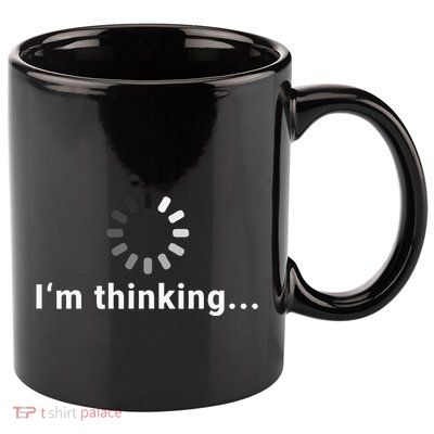 IM Thinking 11oz C Handle Ceramic Mug