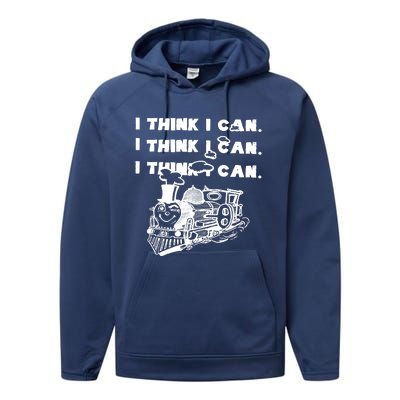 I Think I Can Train Performance Fleece Hoodie