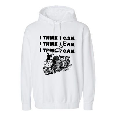 I Think I Can Train Garment-Dyed Fleece Hoodie