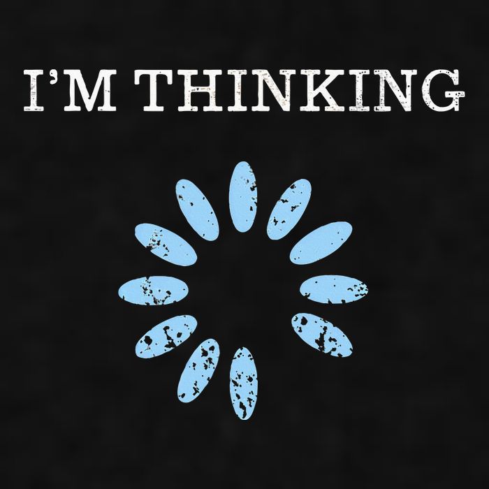 IM Thinking It Nerd Geeks Programmers Ladies PosiCharge Tri-Blend Wicking Tank