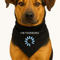 IM Thinking It Nerd Geeks Programmers USA-Made Doggie Bandana