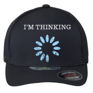 IM Thinking It Nerd Geeks Programmers Flexfit Unipanel Trucker Cap