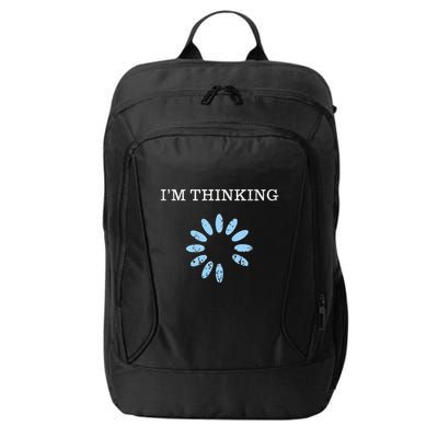 IM Thinking It Nerd Geeks Programmers City Backpack