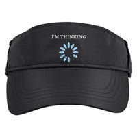 IM Thinking It Nerd Geeks Programmers Adult Drive Performance Visor