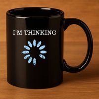 IM Thinking It Nerd Geeks Programmers 11oz C Handle Ceramic Mug