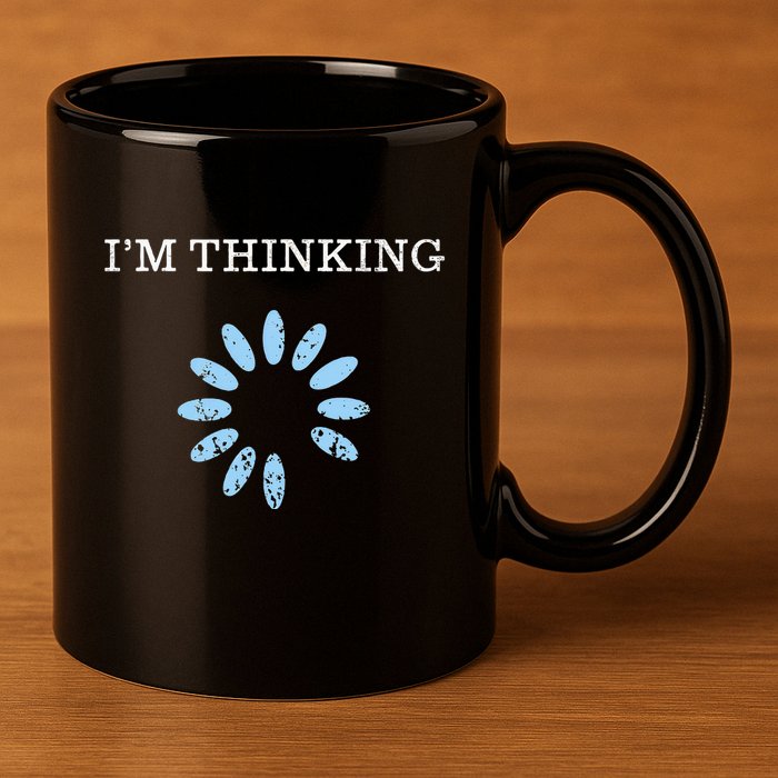IM Thinking It Nerd Geeks Programmers 11oz C Handle Ceramic Mug