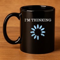 IM Thinking It Nerd Geeks Programmers 11oz C Handle Ceramic Mug
