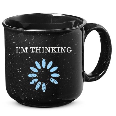 IM Thinking It Nerd Geeks Programmers 15oz Campfire Ceramic Mug