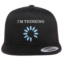 IM Thinking It Nerd Geeks Programmers Flatbill Hat