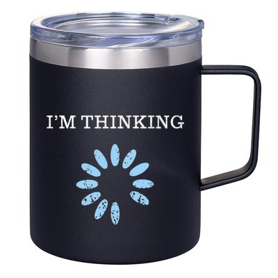 IM Thinking It Nerd Geeks Programmers 12oz Stainless Steel Coffee Mug