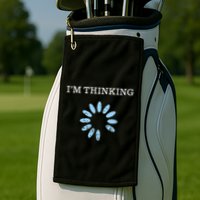 IM Thinking It Nerd Geeks Programmers Golf Towel
