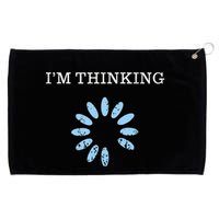 IM Thinking It Nerd Geeks Programmers Grommeted Golf Towel