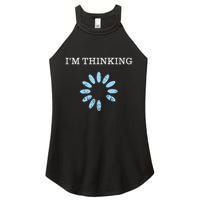 IM Thinking It Nerd Geeks Programmers Women's Perfect Tri Rocker Tank