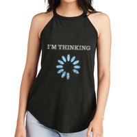 IM Thinking It Nerd Geeks Programmers Women's Perfect Tri Rocker Tank