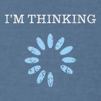 IM Thinking It Nerd Geeks Programmers Garment-Dyed Sweatshirt