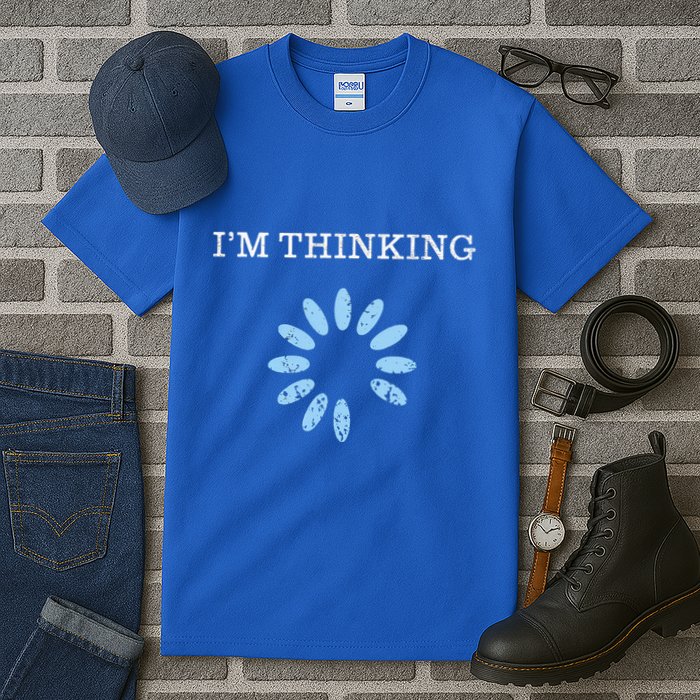 IM Thinking It Nerd Geeks Programmers Tall T-Shirt