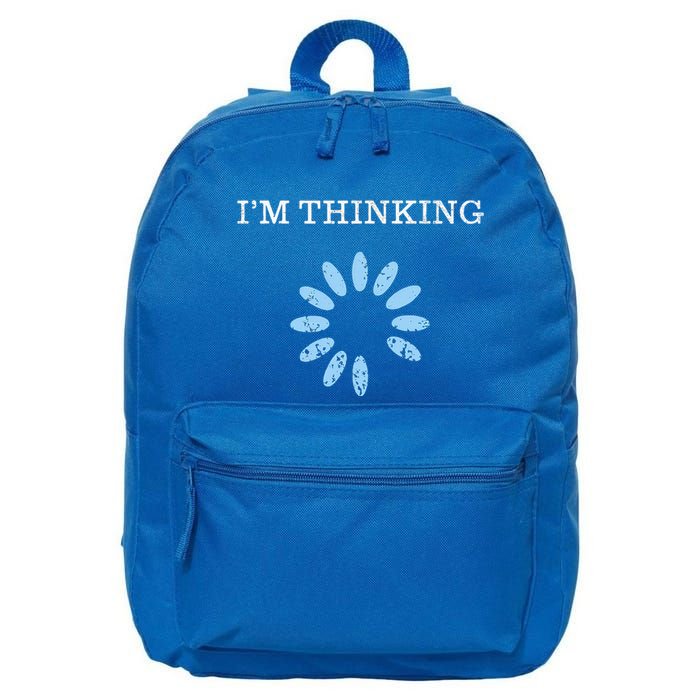 IM Thinking It Nerd Geeks Programmers 16 in Basic Backpack