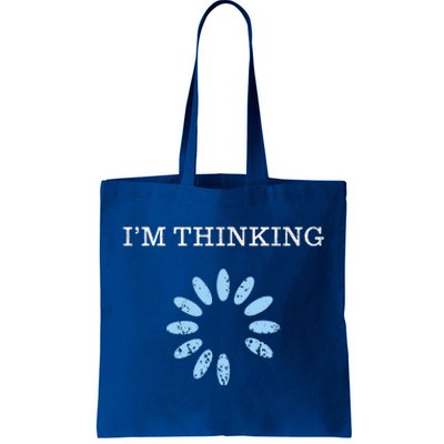 IM Thinking It Nerd Geeks Programmers Tote Bag