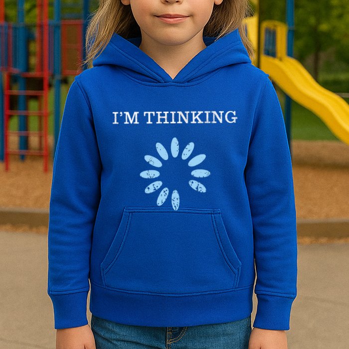 IM Thinking It Nerd Geeks Programmers Kids Hoodie