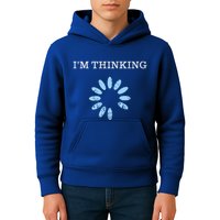 IM Thinking It Nerd Geeks Programmers Kids Hoodie